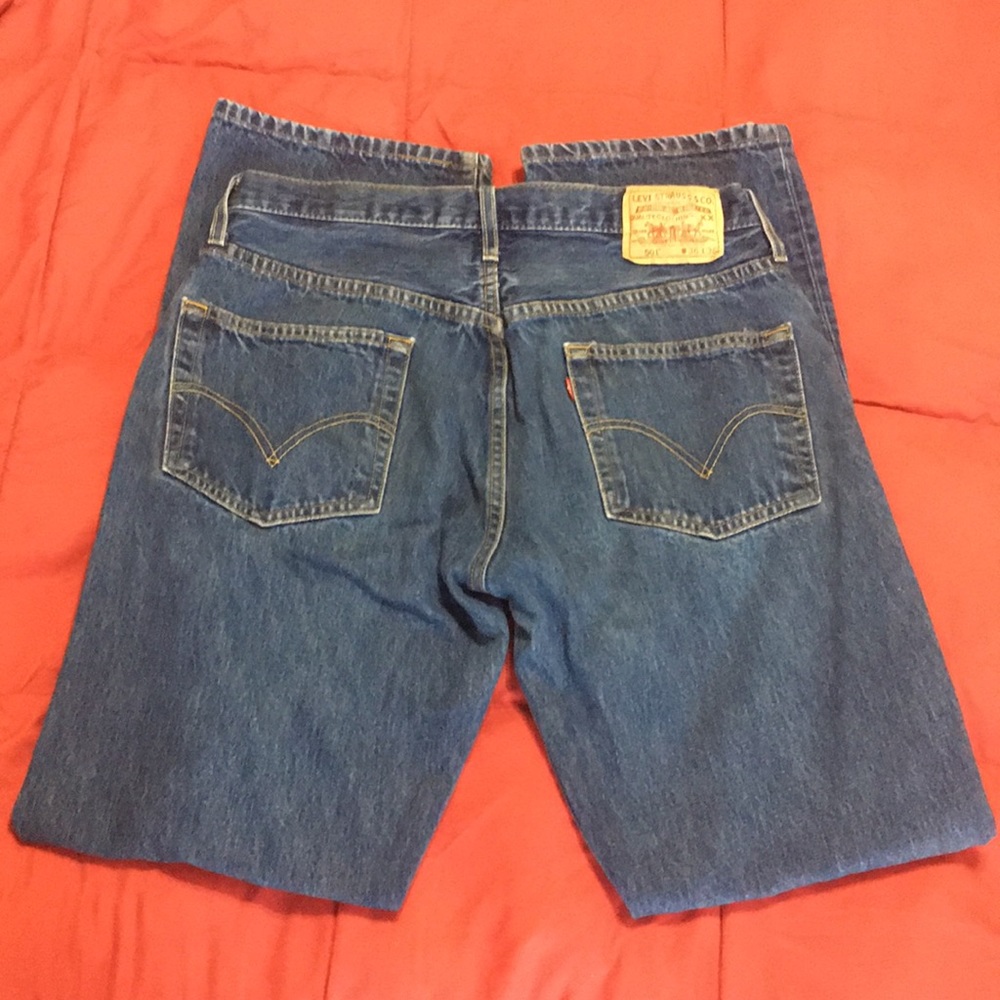 Levi’s 501 Buttonfly. Straight Leg. - image 2